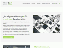 Tablet Screenshot of microart-roding.de
